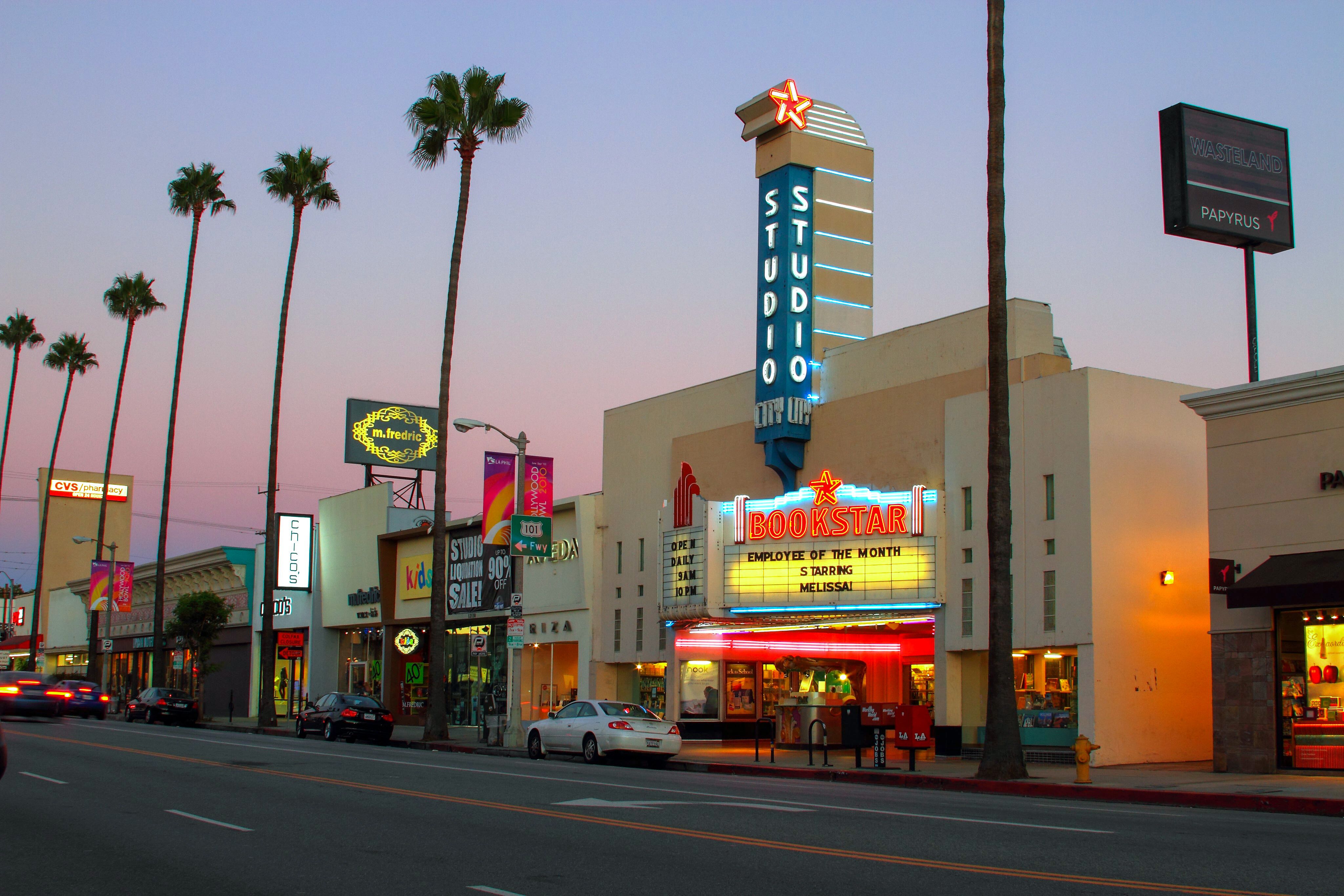 Die berühmte Studio City in Los Angeles