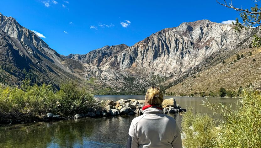 Ein Moment der Ruhe am Convict Lake