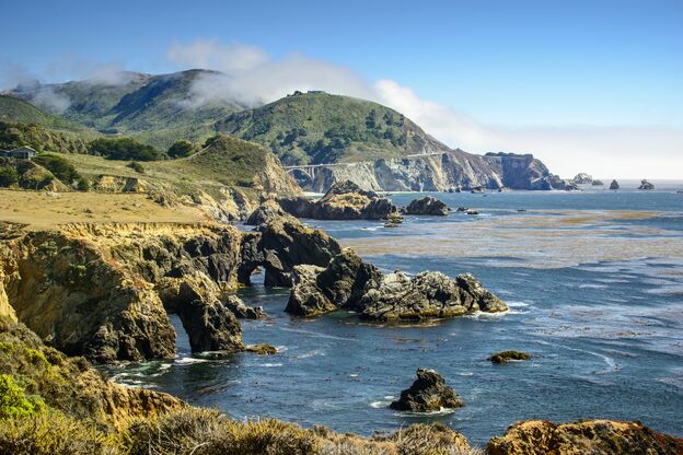 Der Big Sur Küstenstreifen im US-Bundesstaat Kalifornien Der Big Sur Küstenstreifen im US-Bundesstaat Kalifornien