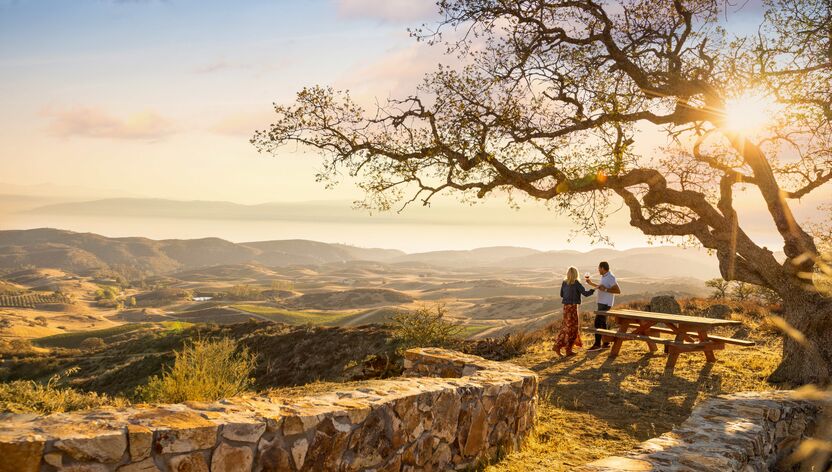 Idylle südlich von Monterey, Kalifornien Idylle südlich von Monterey, Kalifornien