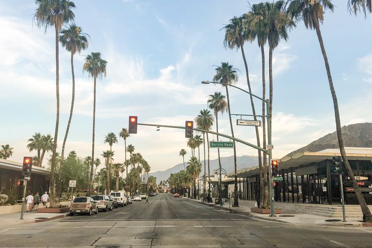 Impression der Stadt Palm Springs in Kalifornien