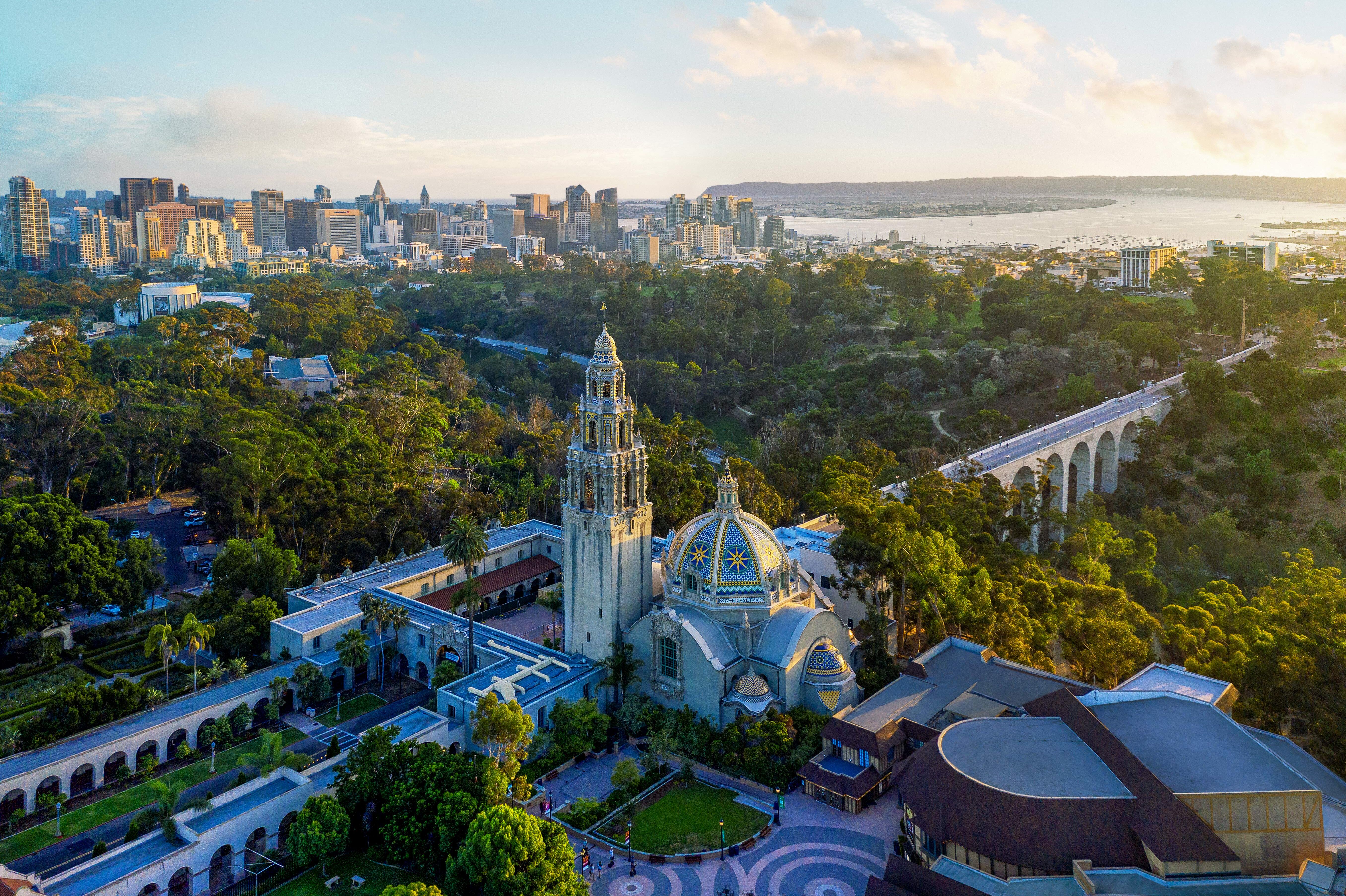 Blick auf den California Tower