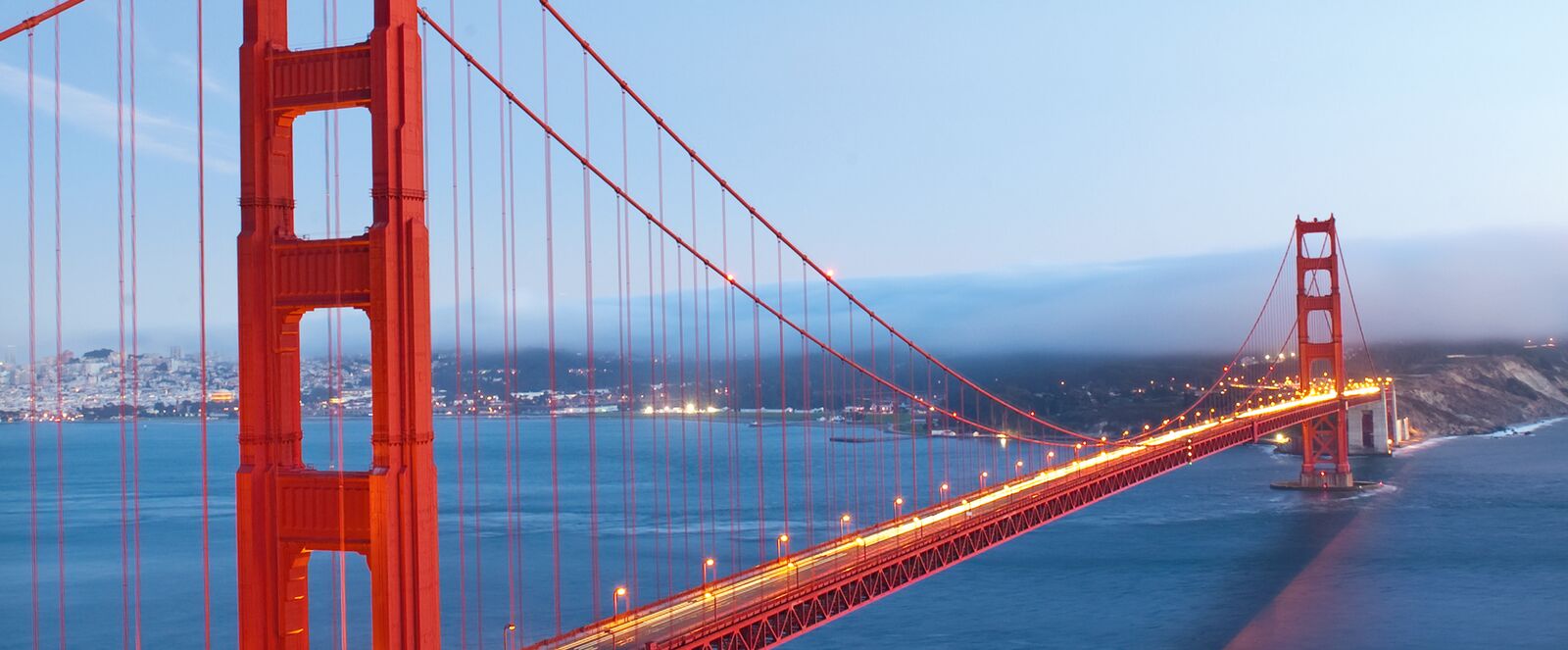 Die Golden Gate Bridge in San Fransisco