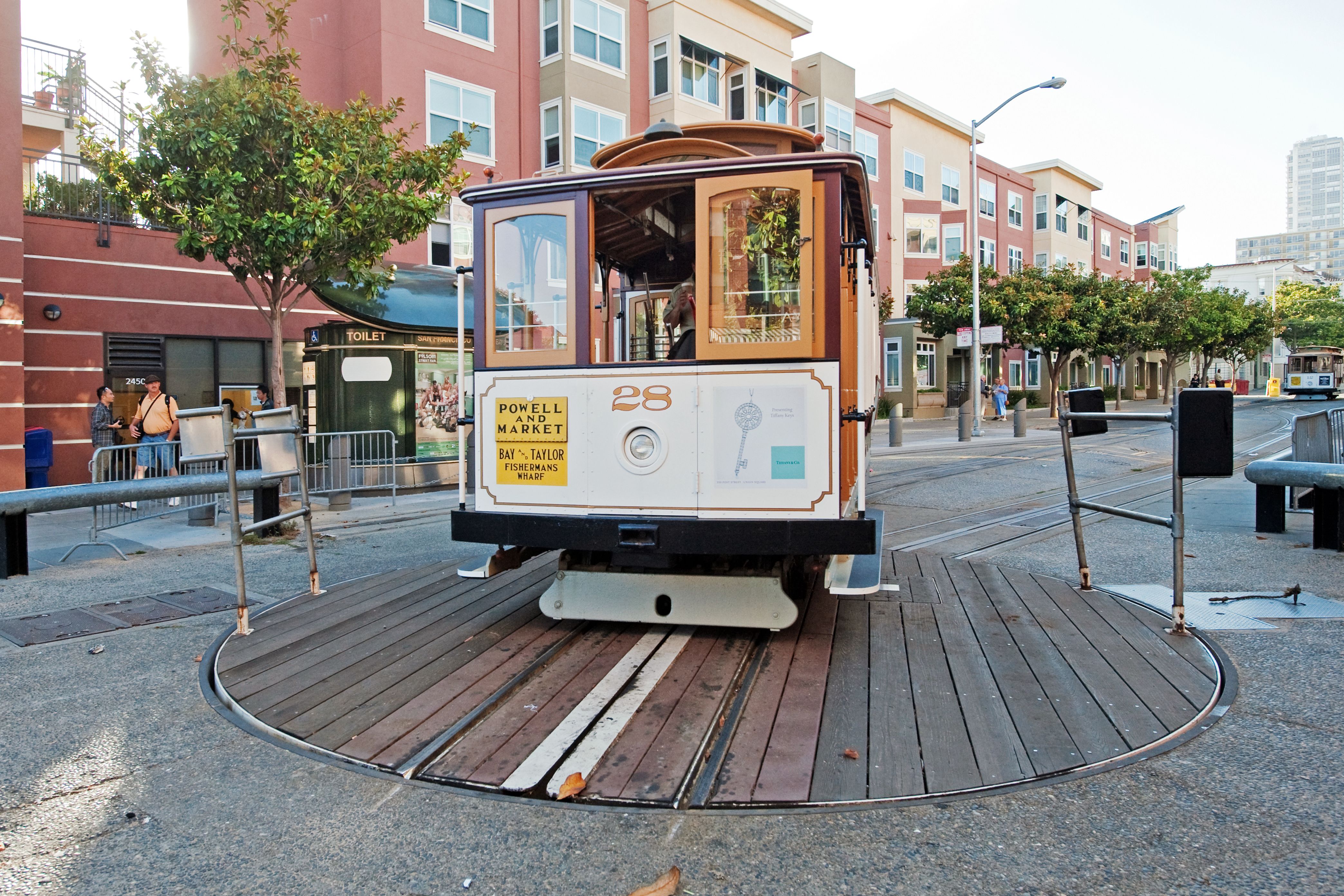 Cable Car auf der Drehscheibe