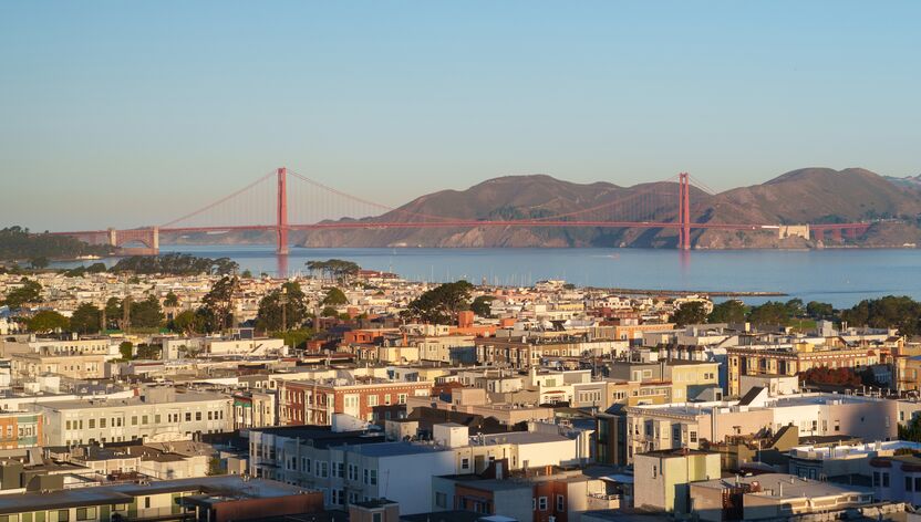 Weitblick über den Dächern von San Francisco