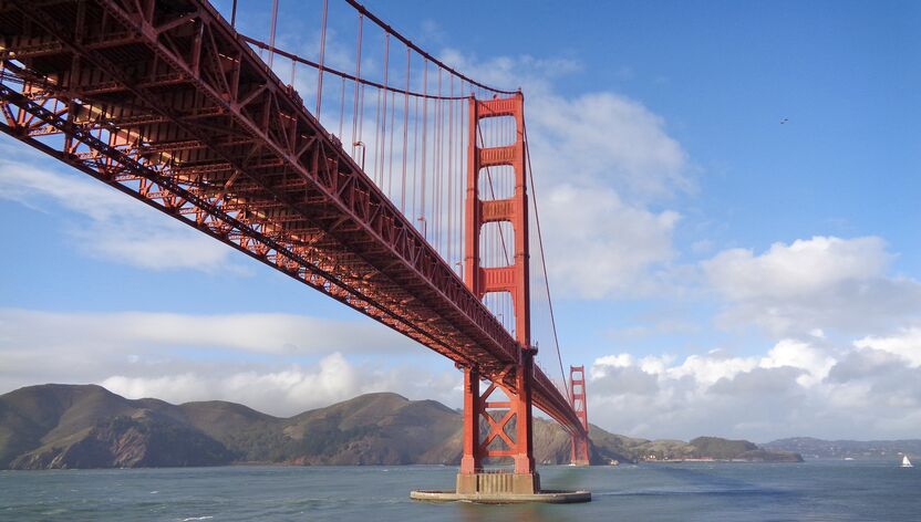 Die Golden Gate Bridge in San Francisco Die Golden Gate Bridge in San Francisco