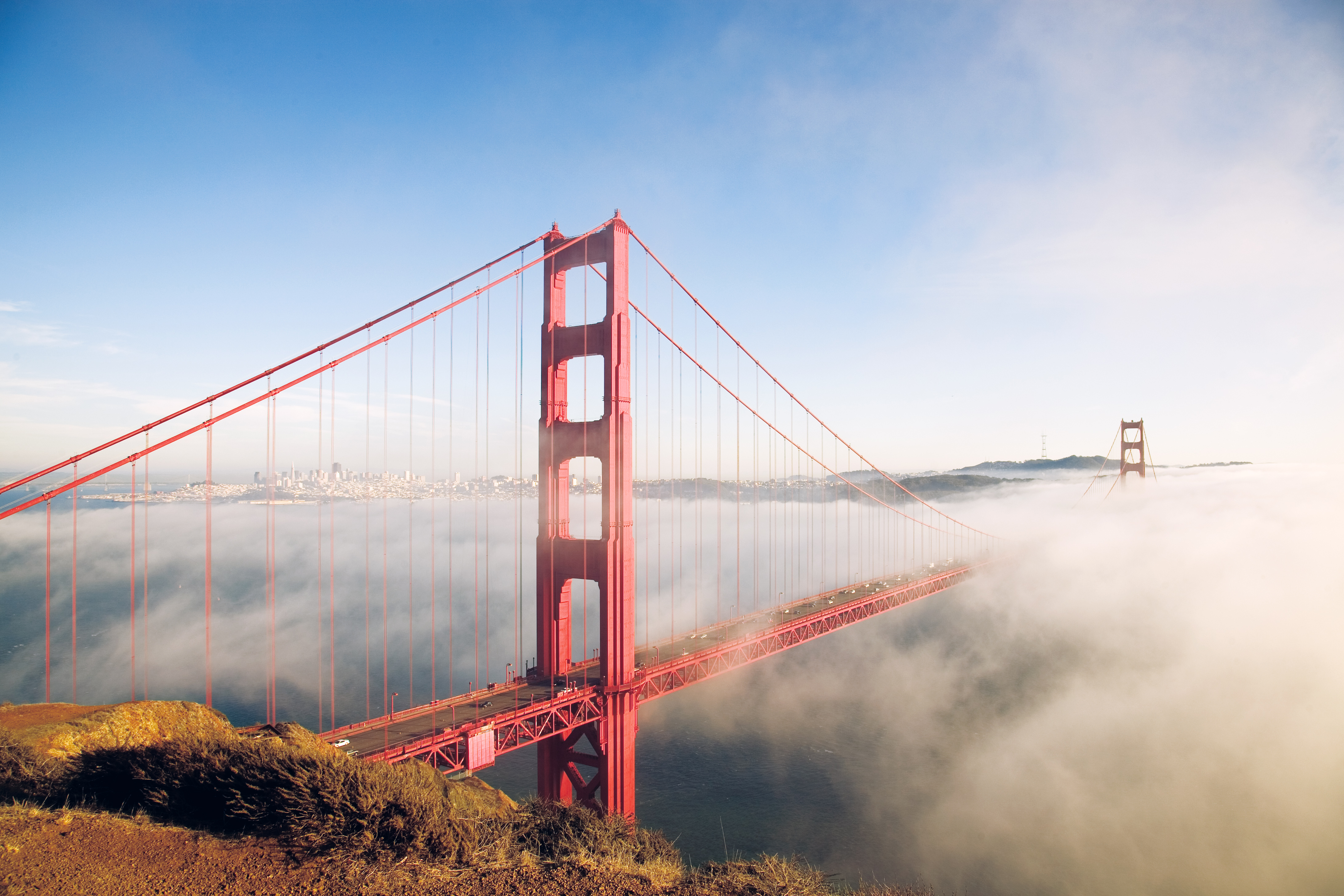 Golden Gate Bridge im Nebel