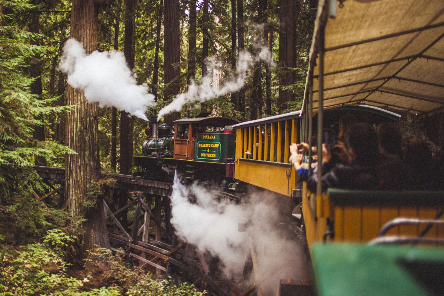 Roaring Camp and Big Trees Narrow Gauge Railroad in San JosÃ©