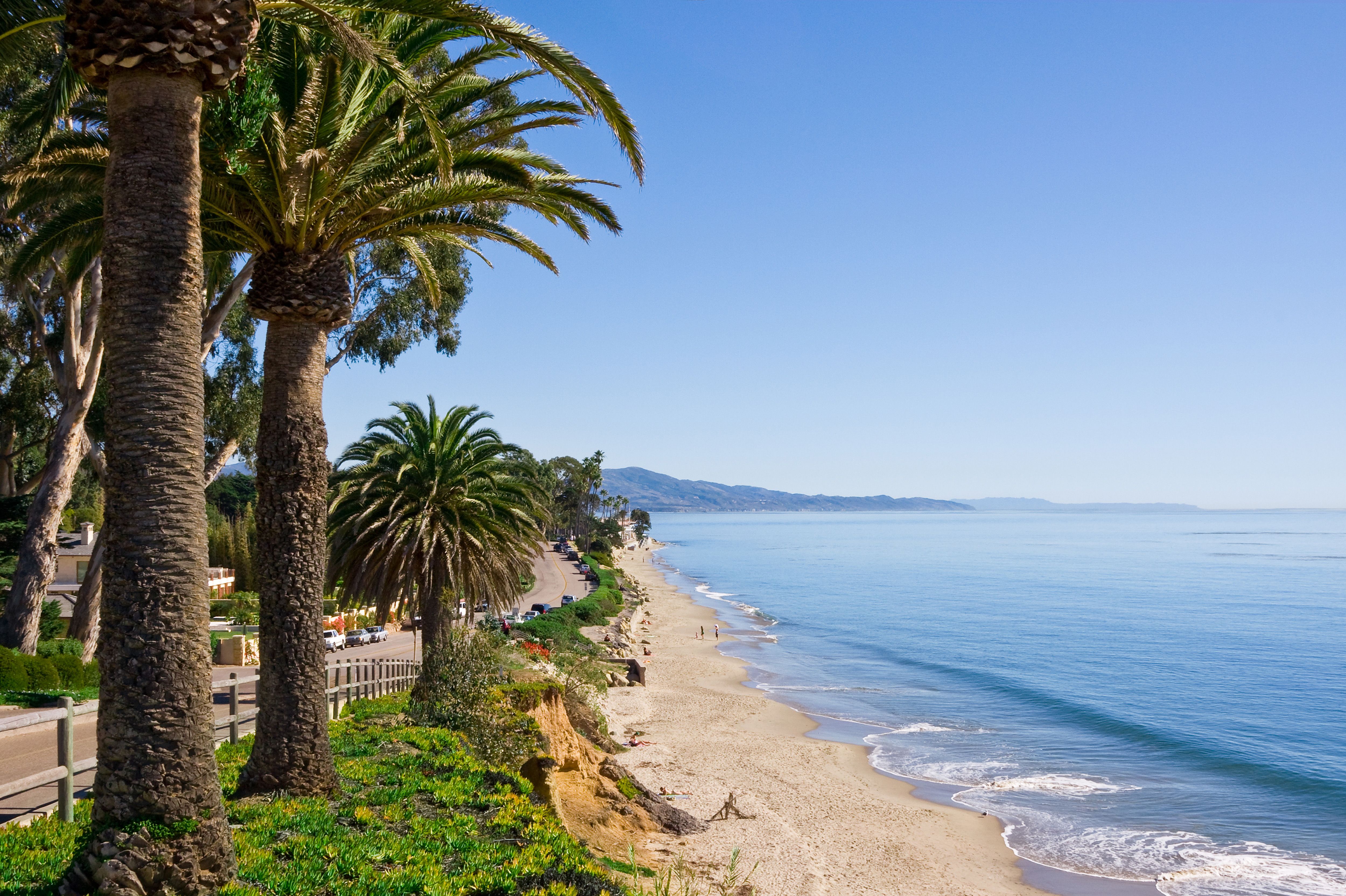 Butterfly Beach am Channel Drive in Santa Barbara, Kalifornien