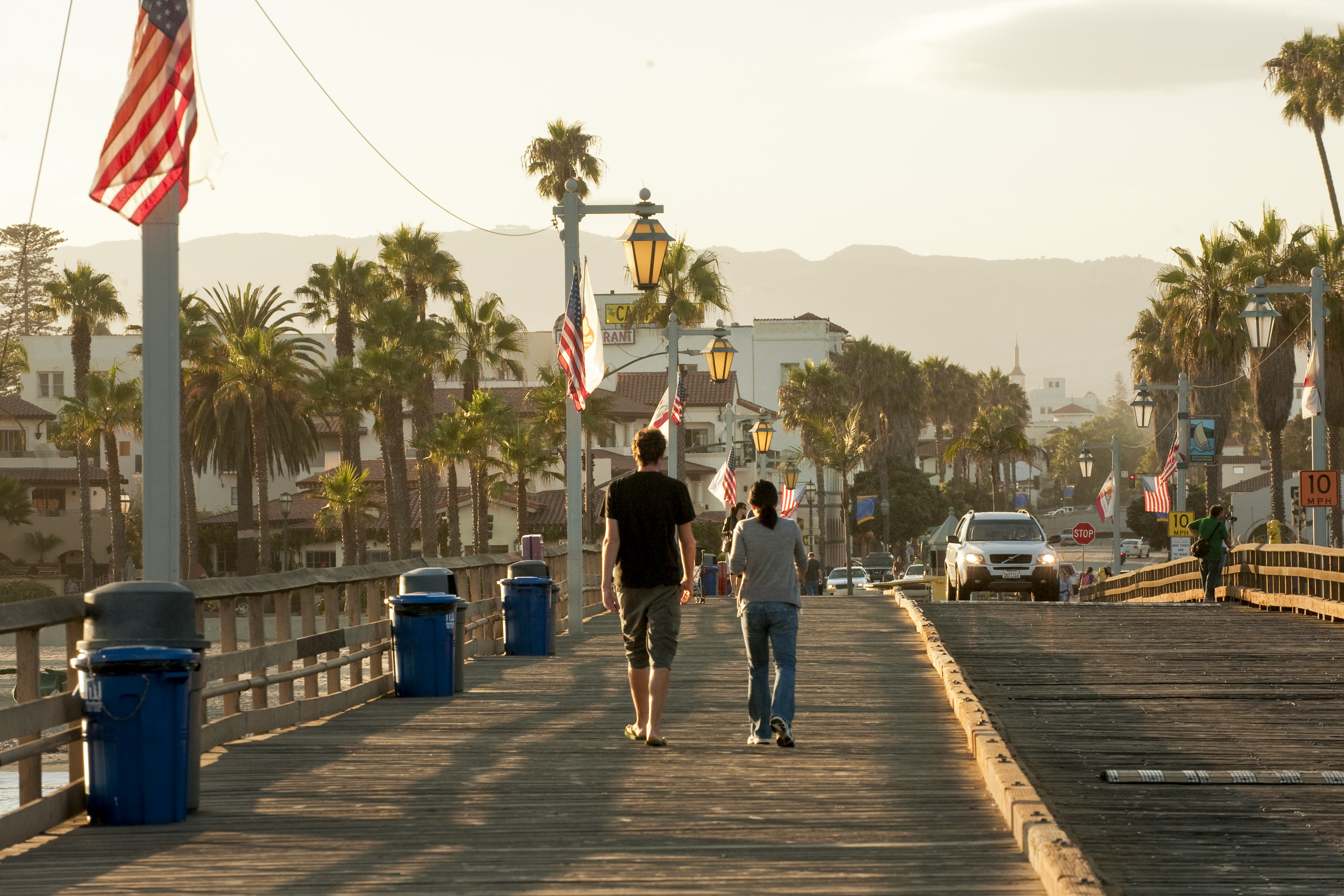 Ein kleiner Spaziergang durch Santa Barbara im Sonnenschein