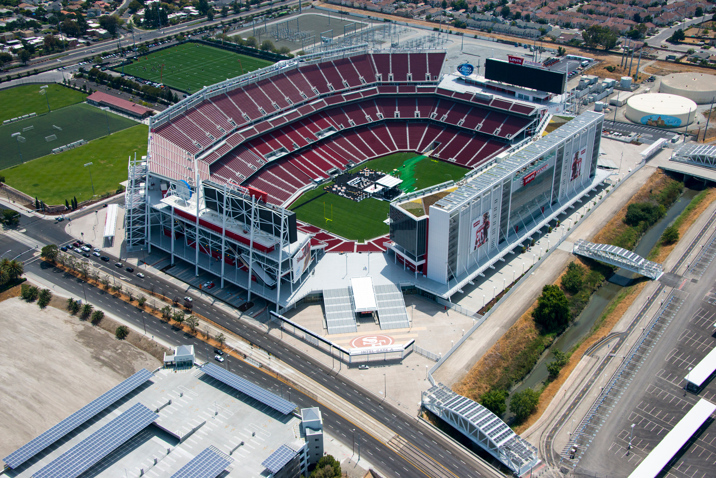 Das Levi's Stadium in Santa Clara, Kalifornien