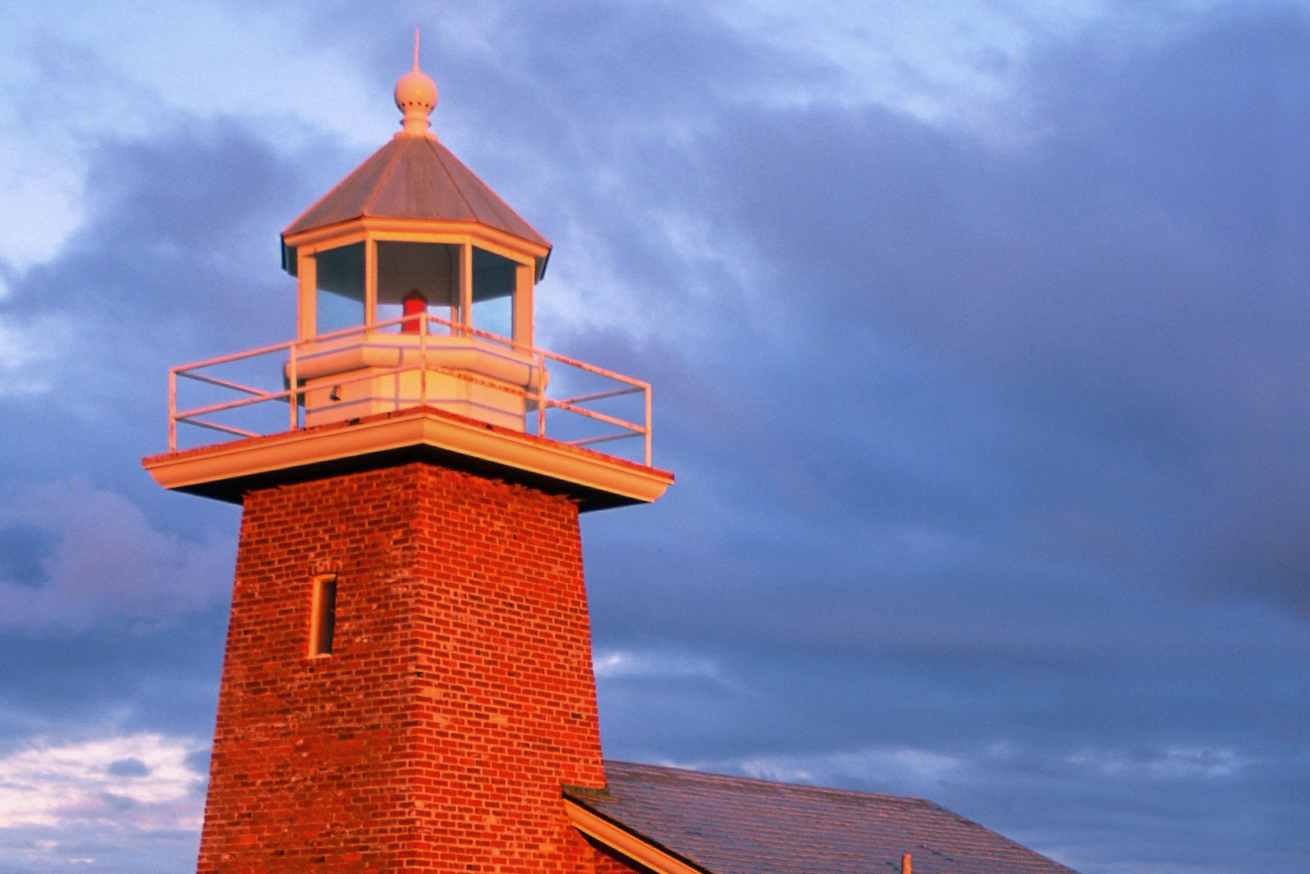 Das Surfing Museum in Santa Cruz in der Abendsonne