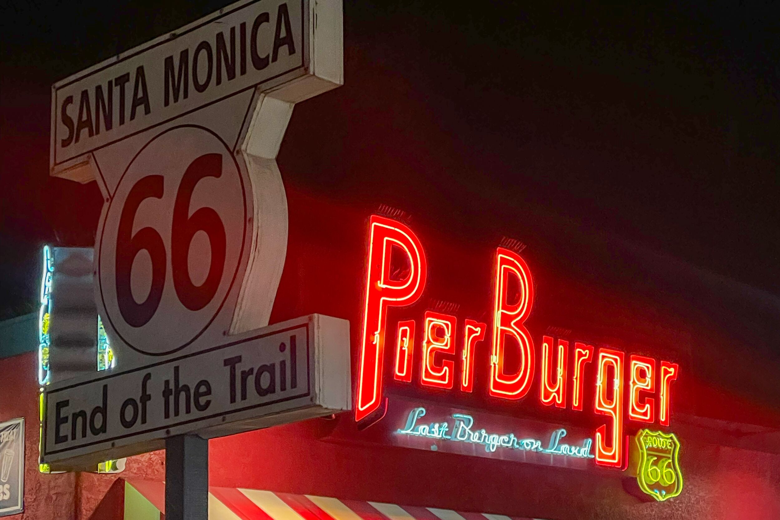 Das Ende der Route 66 in Santa Monica