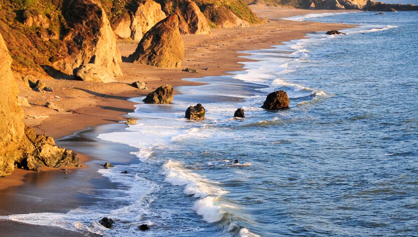 Felsenküste von Sonoma County Felsenküste von Sonoma County