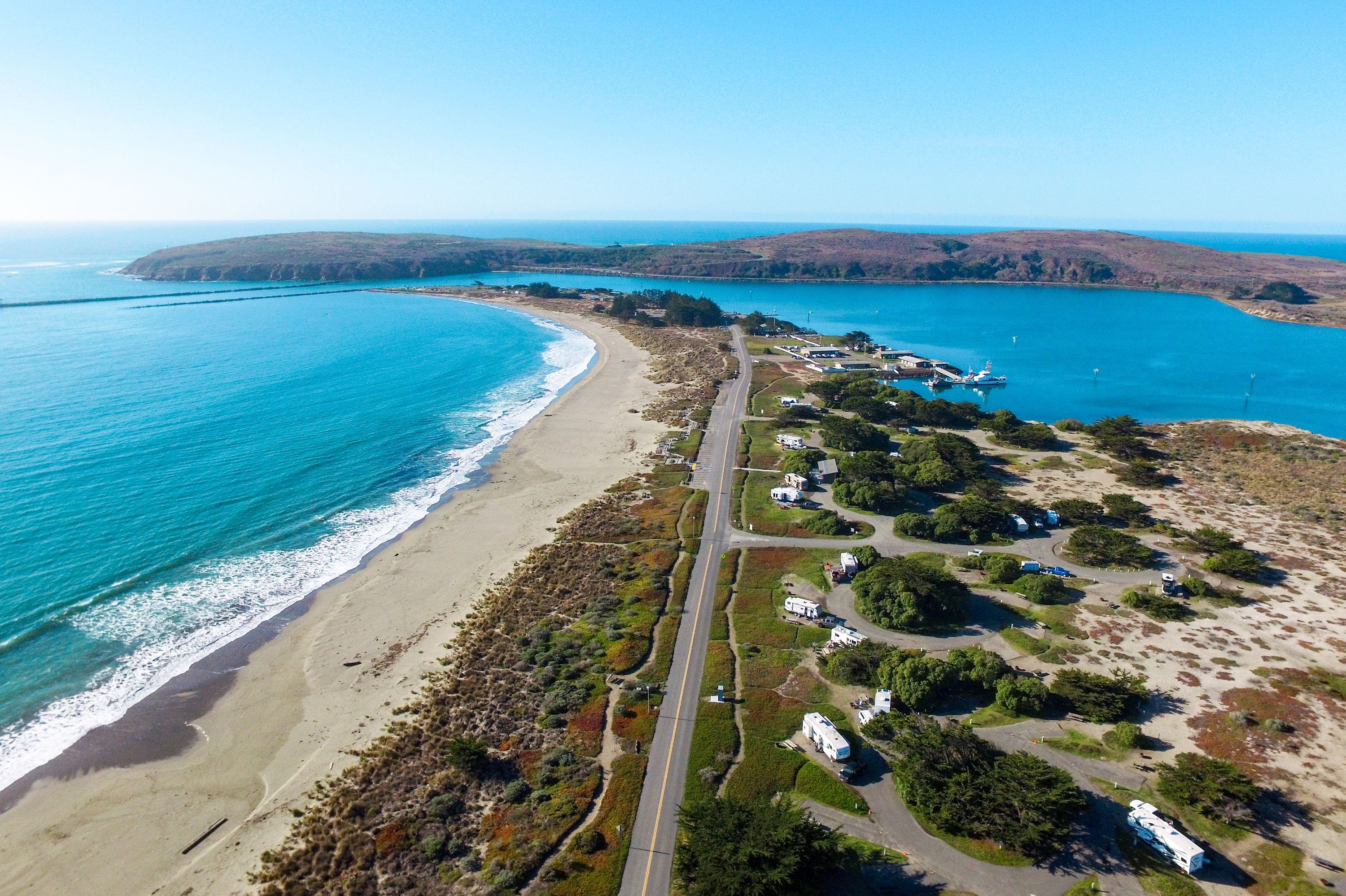 Die Bodega Bay im kalifornischen Sonoma County