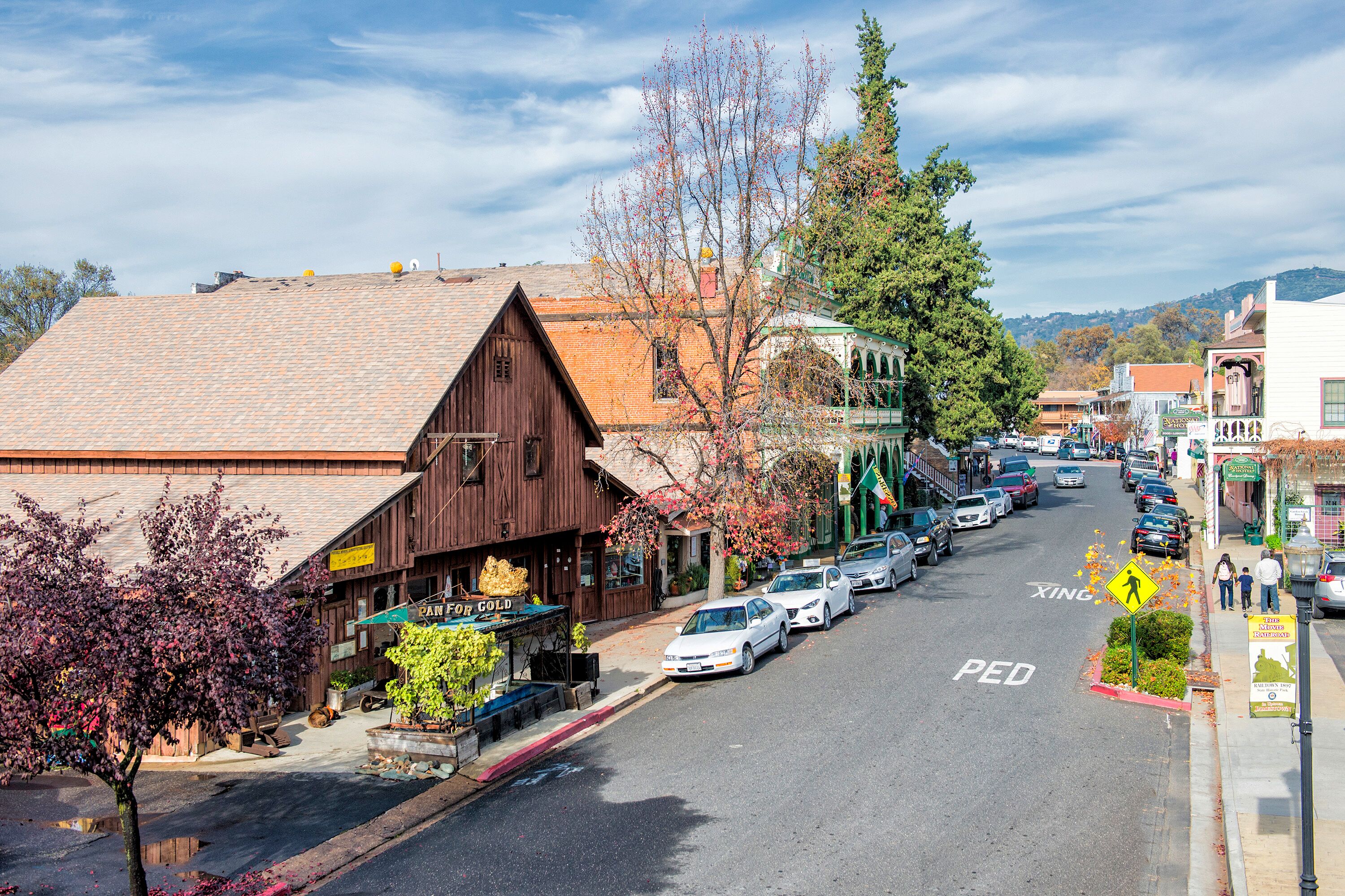 Das beschauliche Jamestown in Tuolumne County