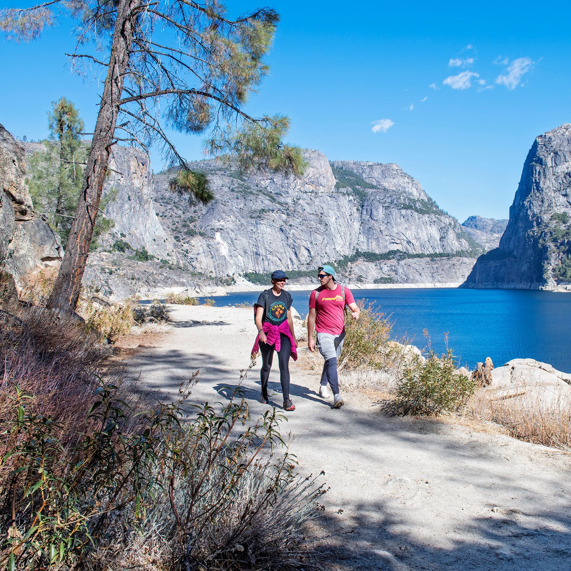 Wandern im Hetch Hetchy Reservoir