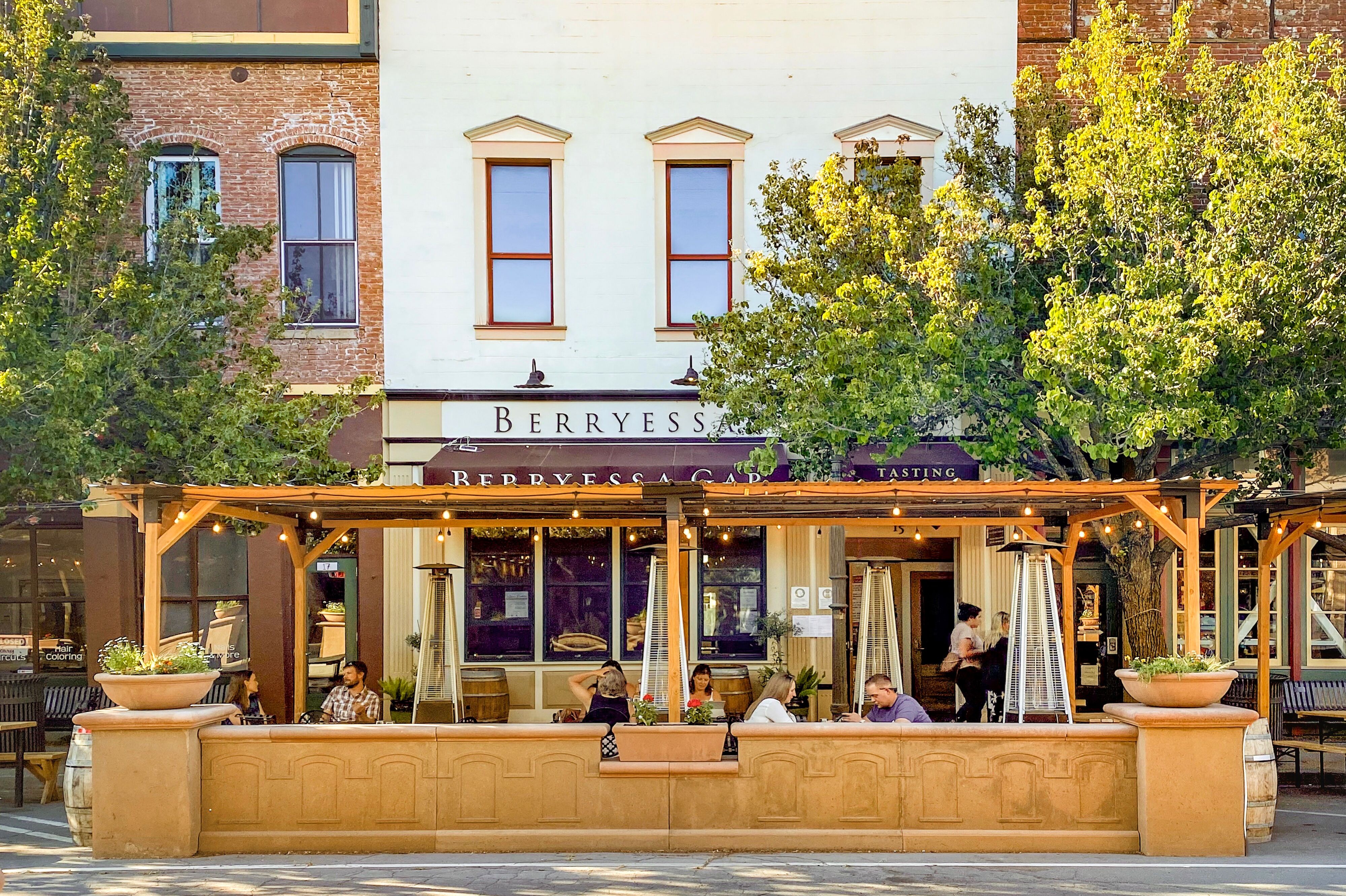 Weinbar in der Innenstadt von Winters