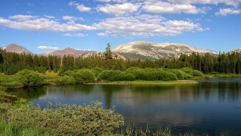 Tuolumne Meadows im Yosemite Nationalpark Tuolumne Meadows im Yosemite Nationalpark