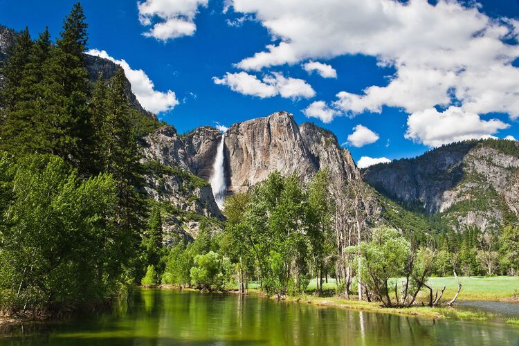 Die Yosemite Falls im Yosemite Nationalpark