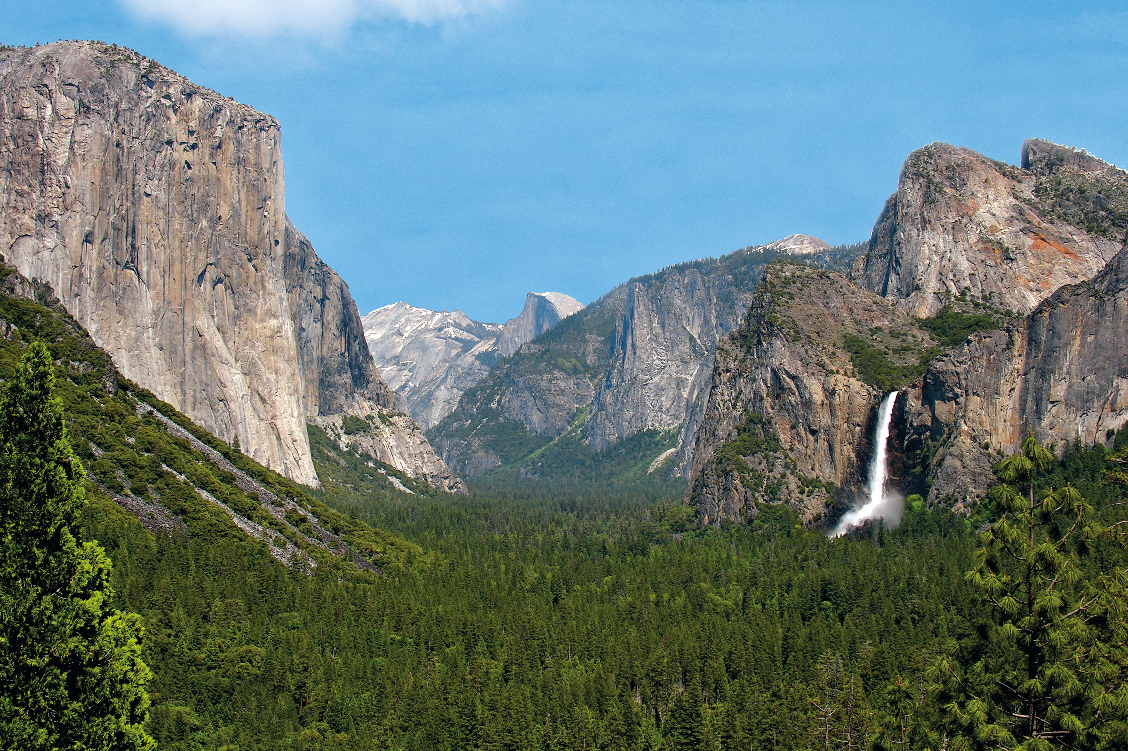 Blick ins Yosemite Valley