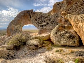 Felsformation im Basin and Range National Monument, Nevada