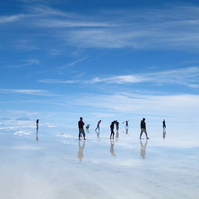 Bonneville Salz WÃ¼ste in Utah