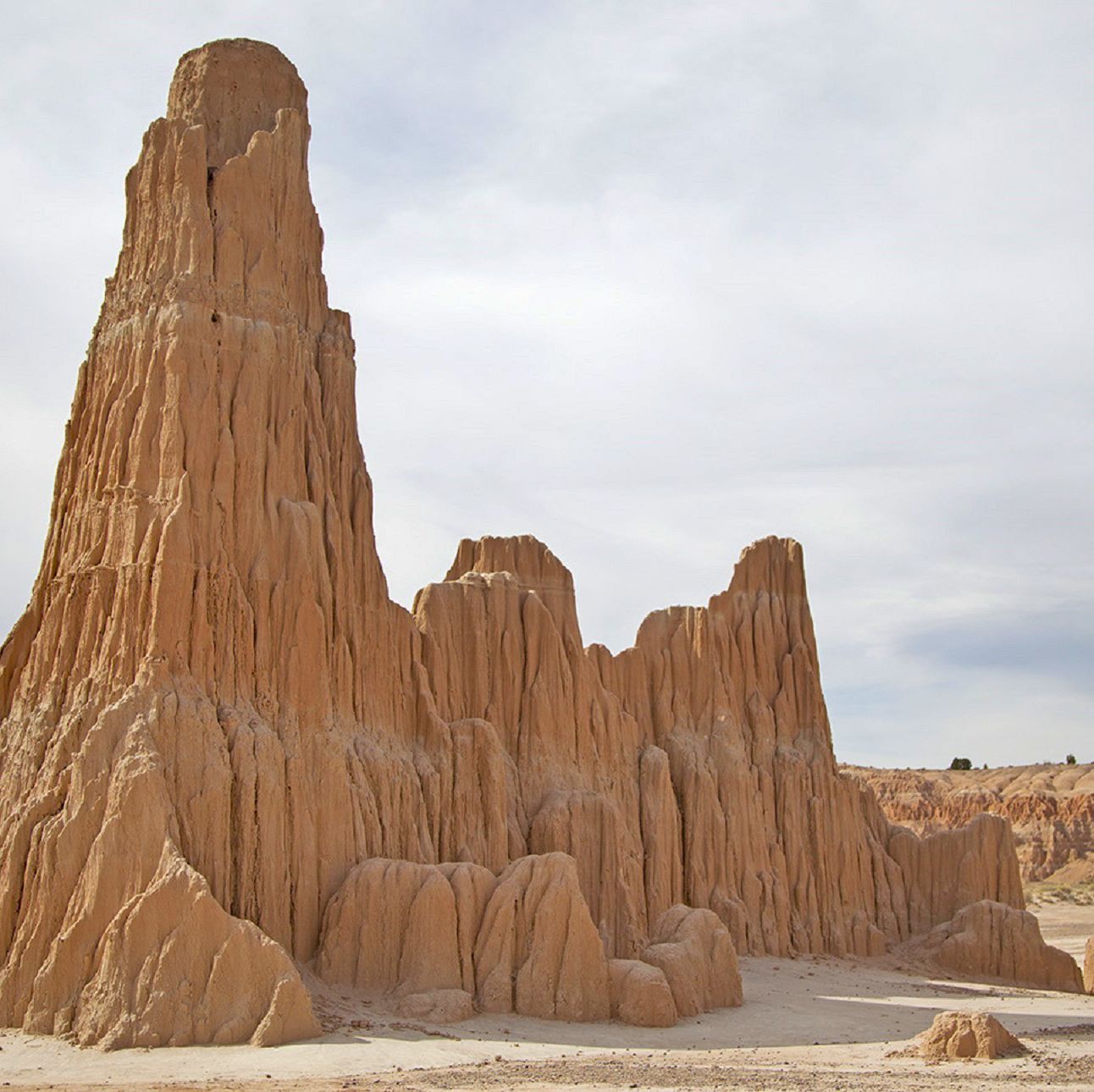 Eine Gesteinsformation des Cathedral Gorge State Parks im Lincoln County in Nevada