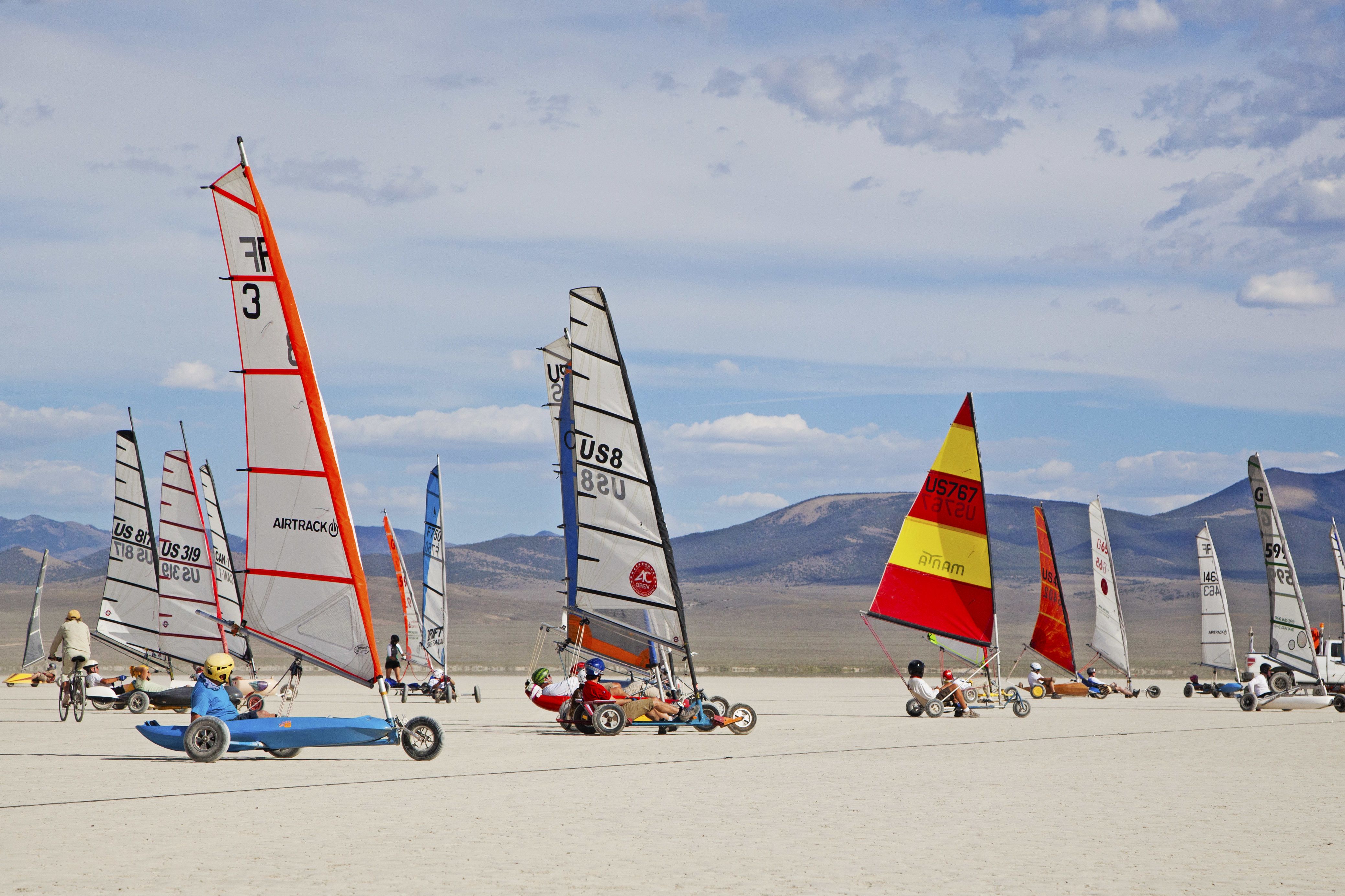 Landsailing in der Black Rock Desert