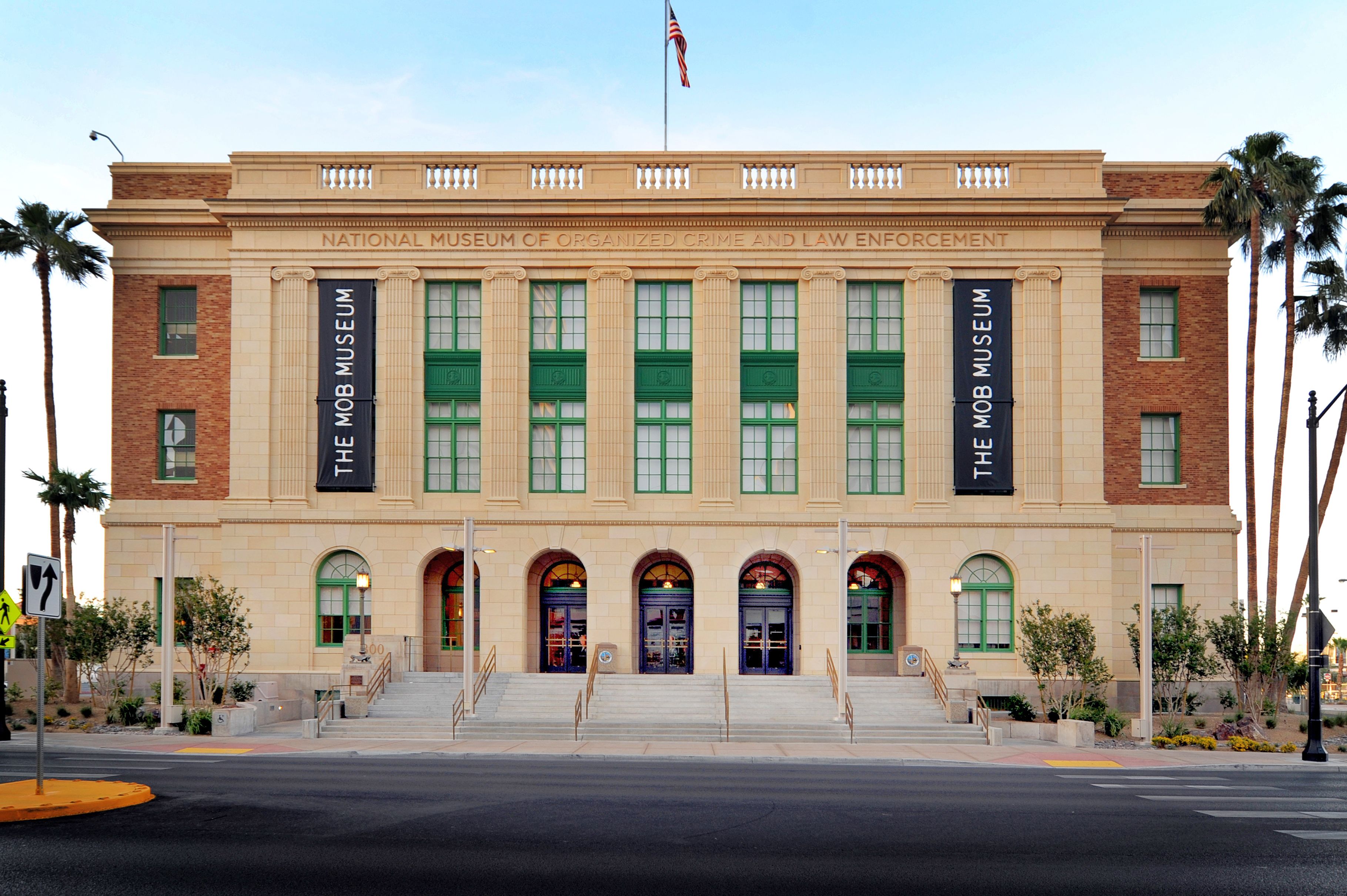 Mob Museum, das National Museum of Organized Crime and Law Enforcement in Downtown Las Vegas, Nevada