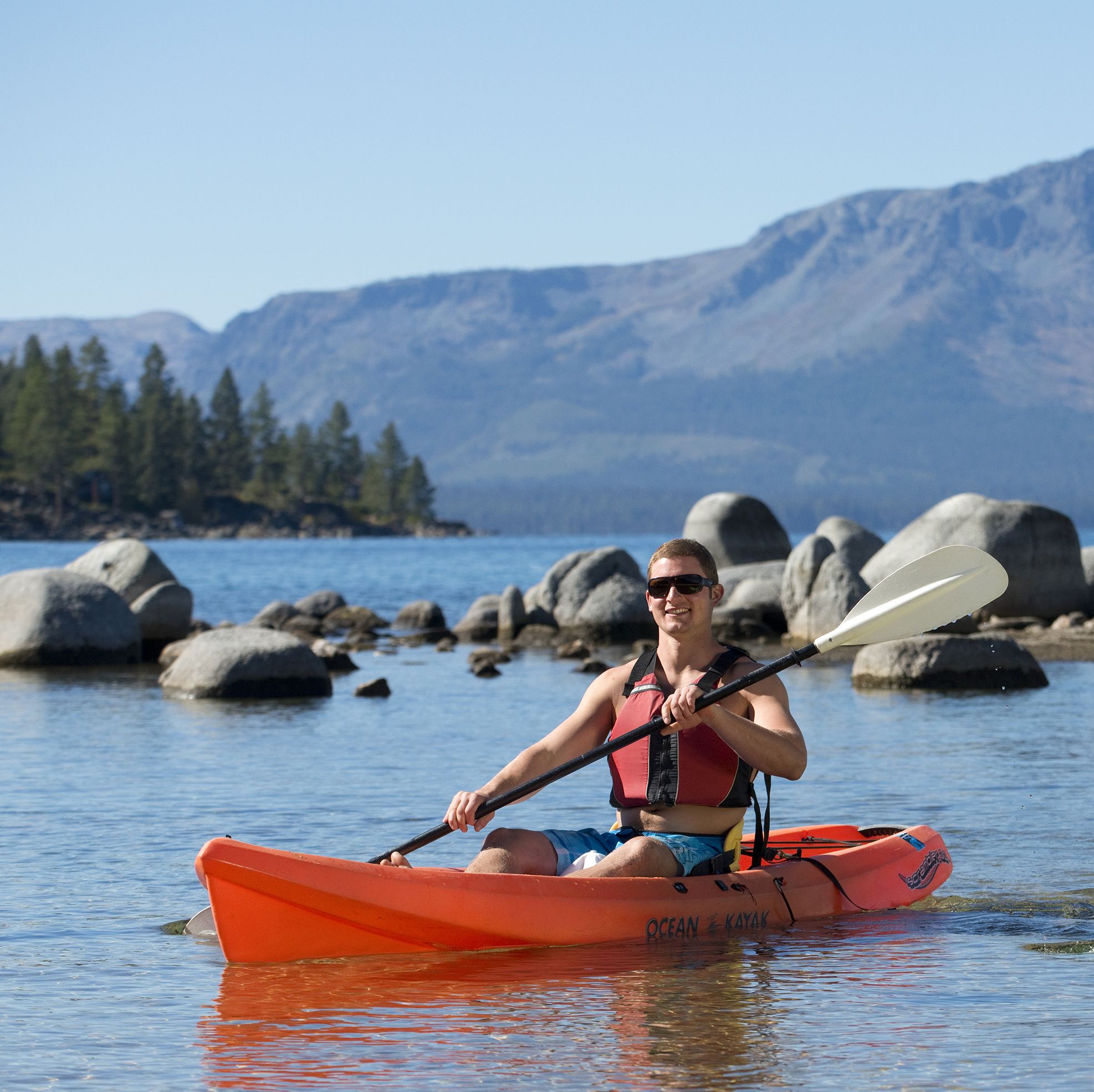 Kayaktour in der Zephyr Cove