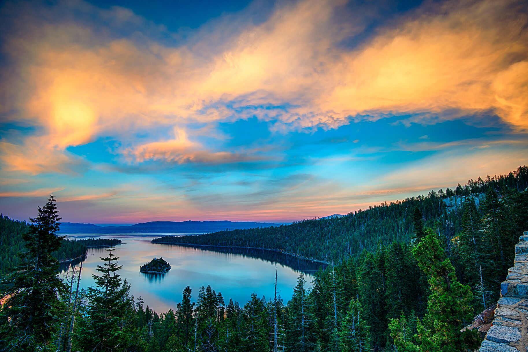Atemberaubender Lake Tahoe in Nevada