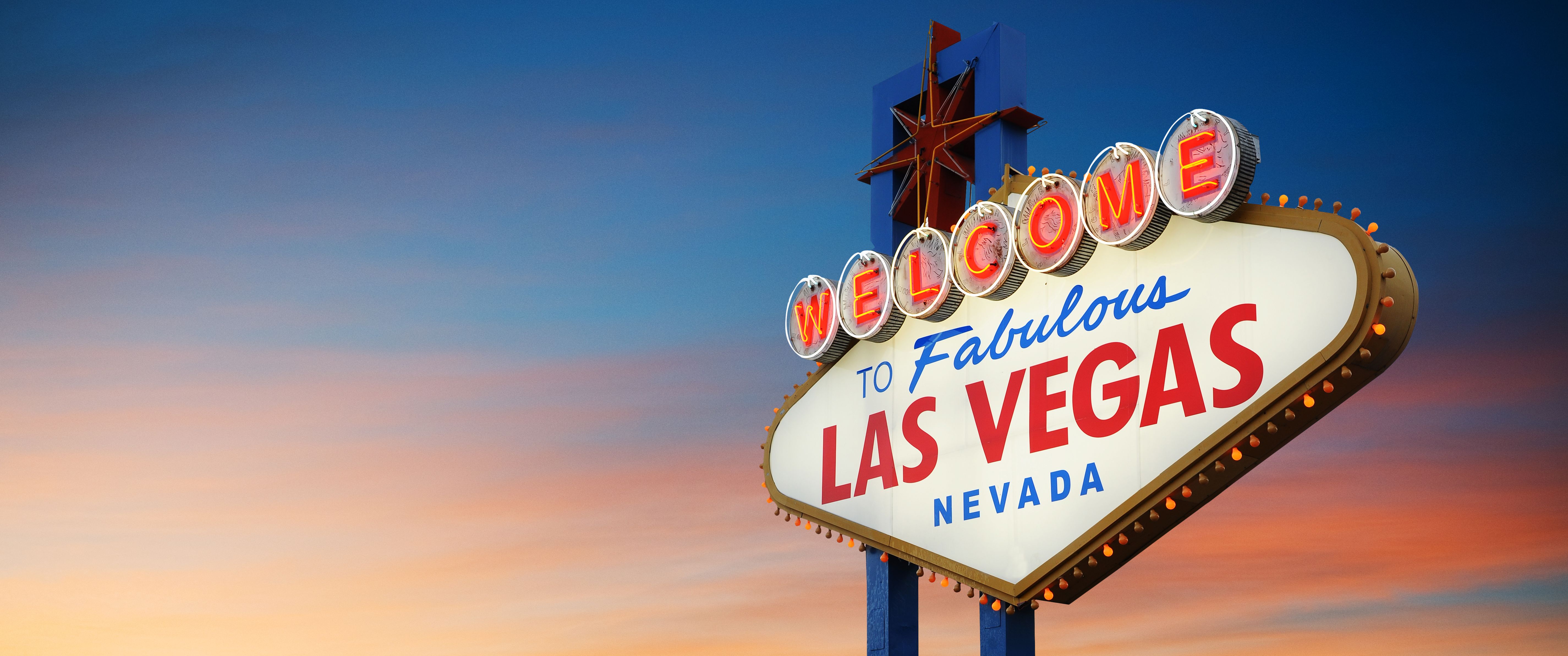 Welcome to Fabulous Las Vegas Schild, Nevada; USA