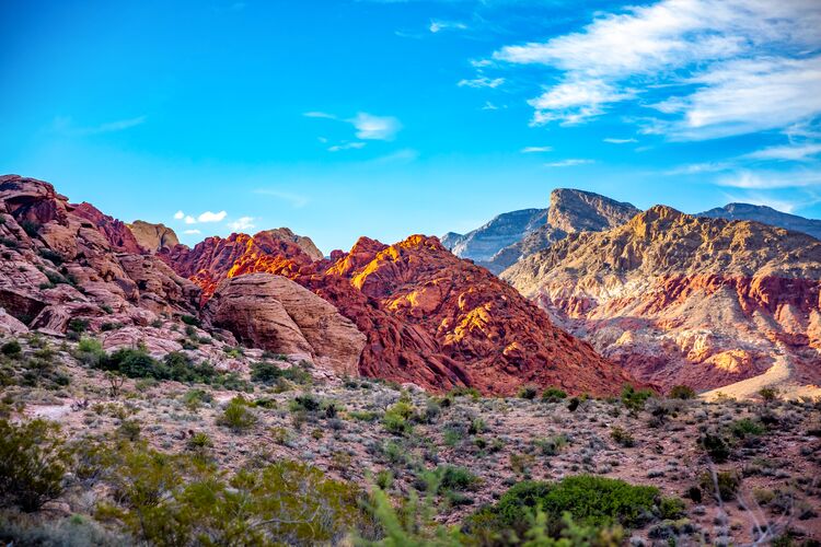 Der Red Rock Canyon in Nevada