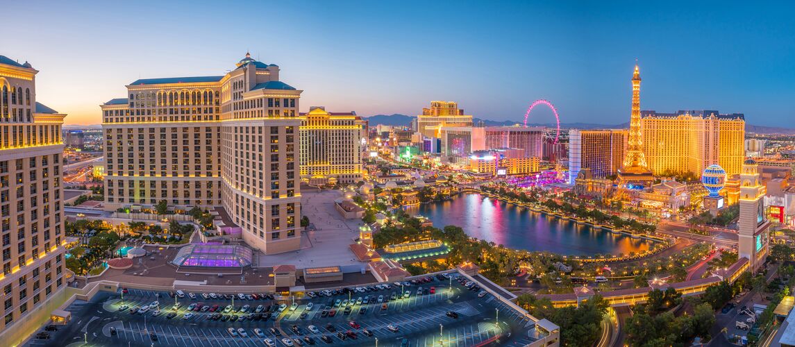 Der Las Vegas Strip bei Nacht