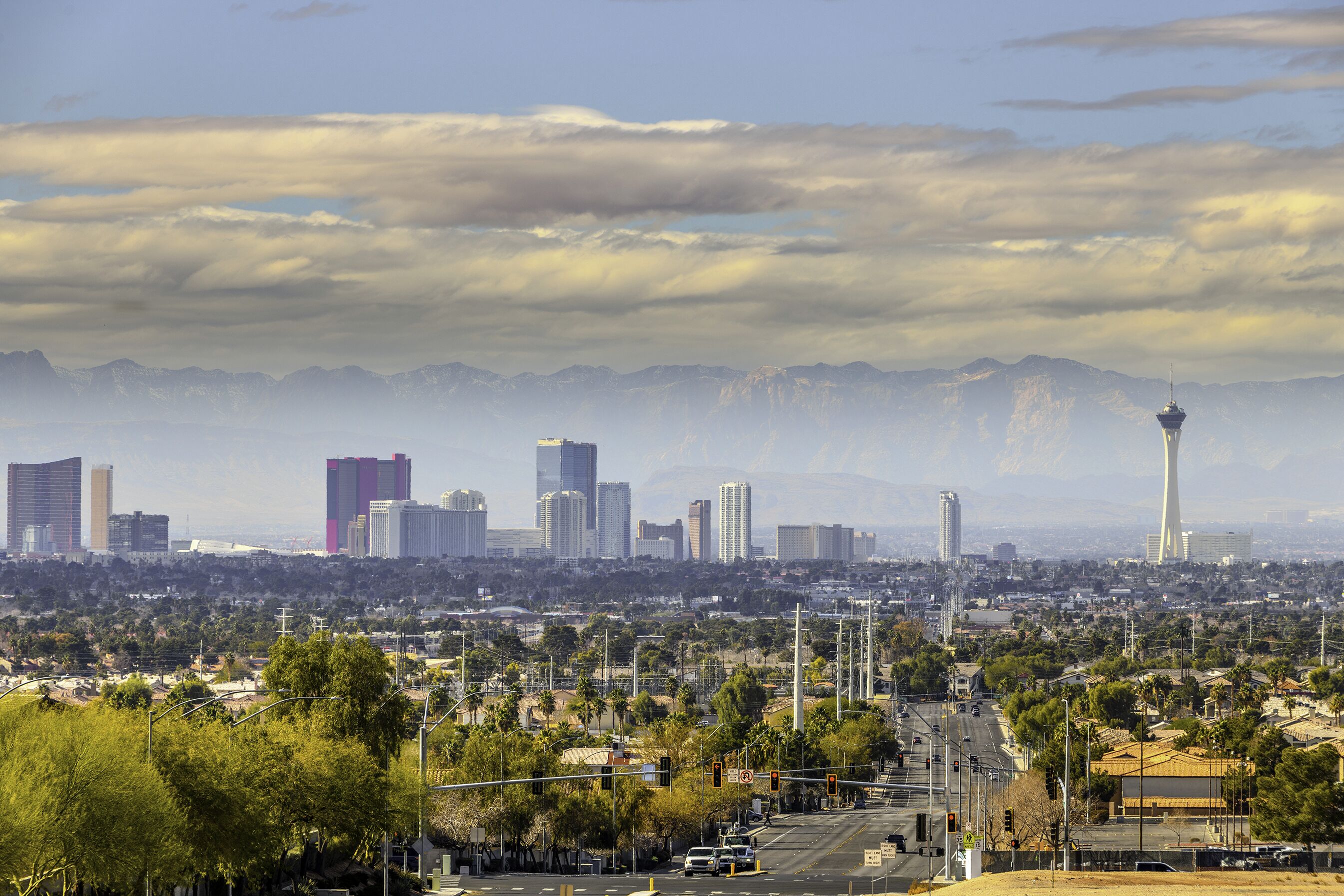 Atemberaubende Skyline von Las Vegas