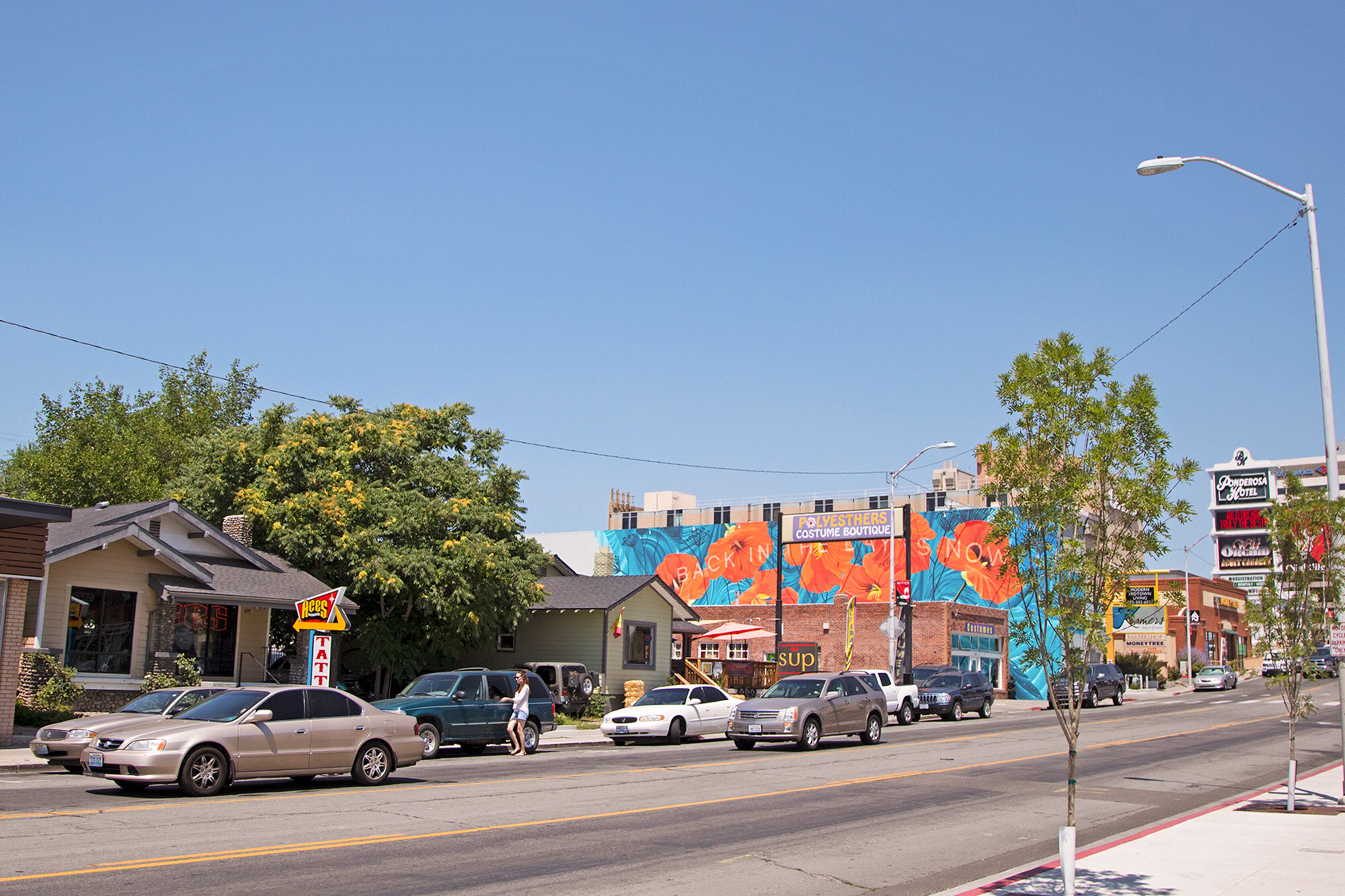 Süße Häuser in Midtown in Reno, Nevada