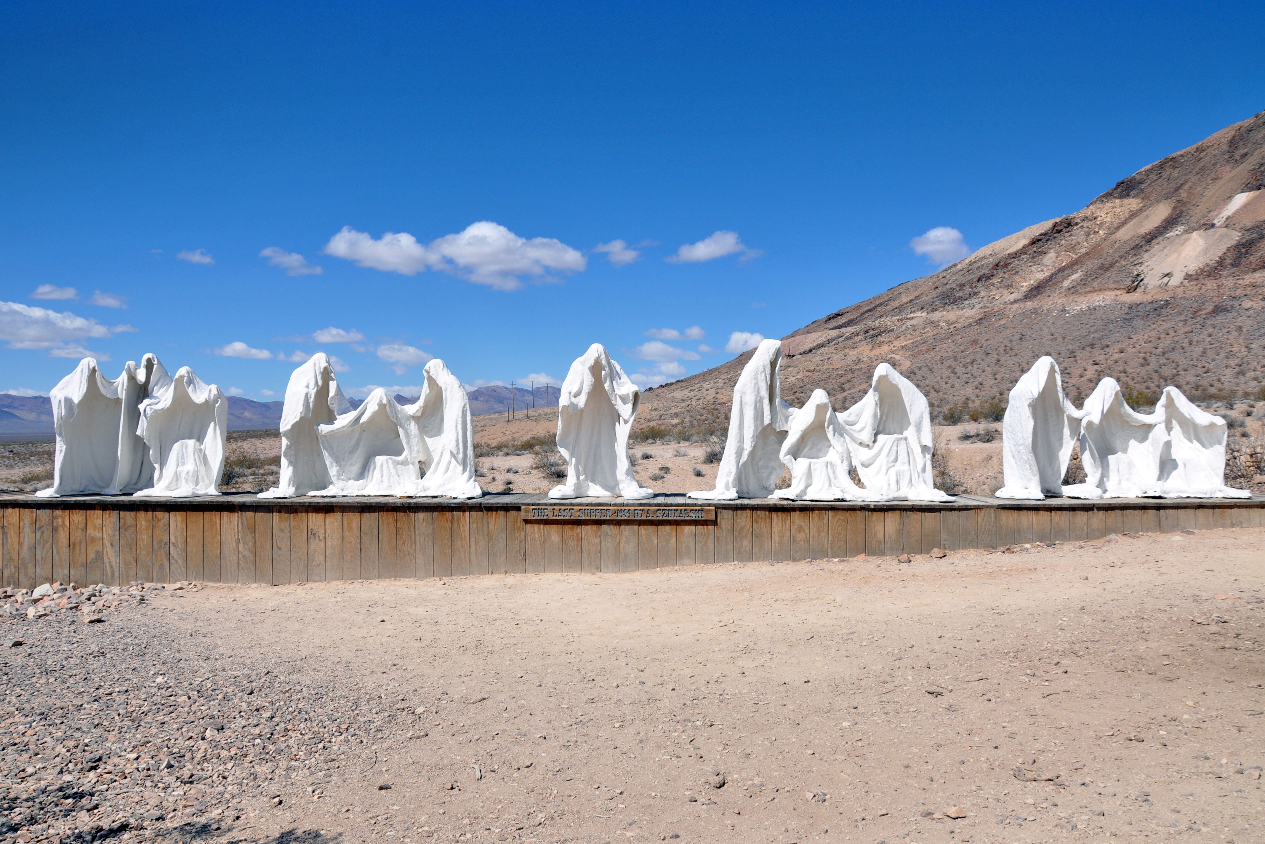 Goldwell Open Air Museum in Rhyolite, Nevada