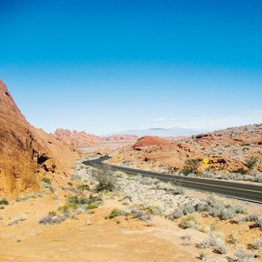 Strasse durch das Valley of Fire