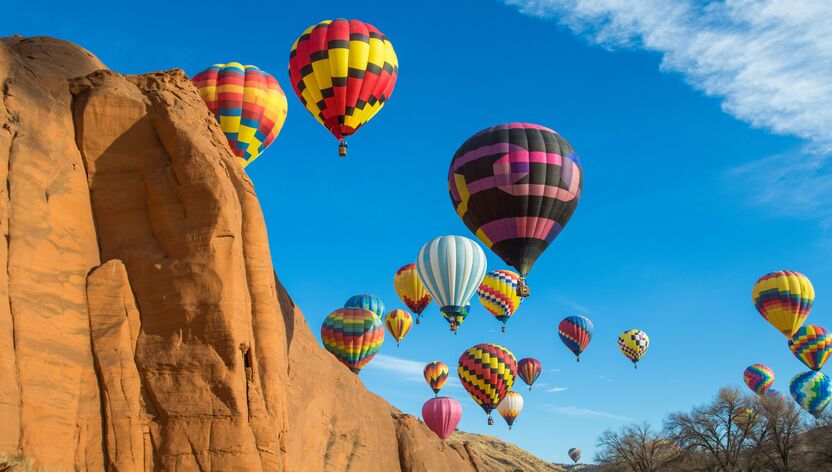 Die Red Rock Balloon Rally in Gallup Die Red Rock Balloon Rally in Gallup