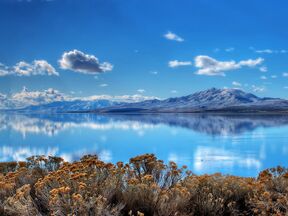 Antelope Island State Park in Utah Antelope Island State Park in Utah