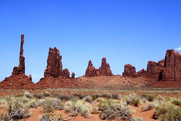Totemphäler im Monument Valley Totemphäler im Monument Valley