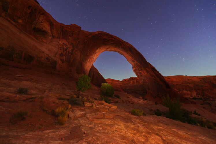 Sternenhimmel über dem Corona Arch