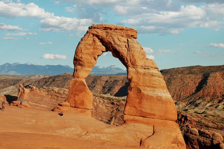 Der Delicate Arch im Arches Nationalpark in Utah