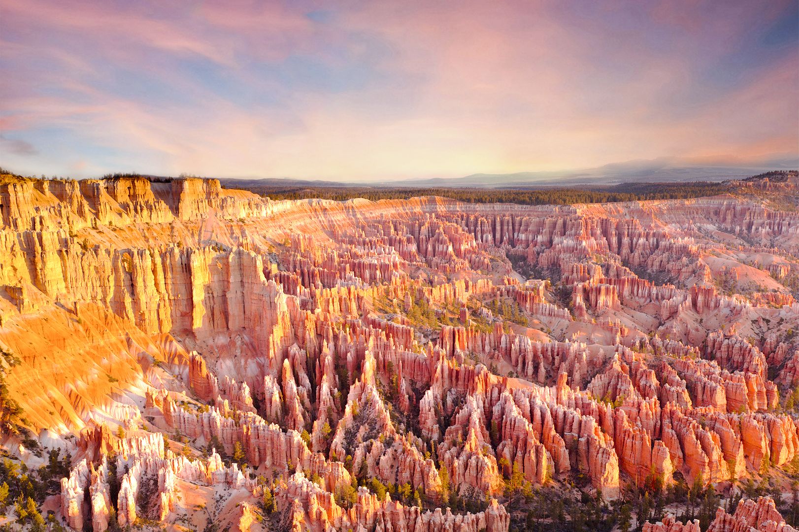 Ausblick auf den Bryce Canyon Nationalpark in Utah