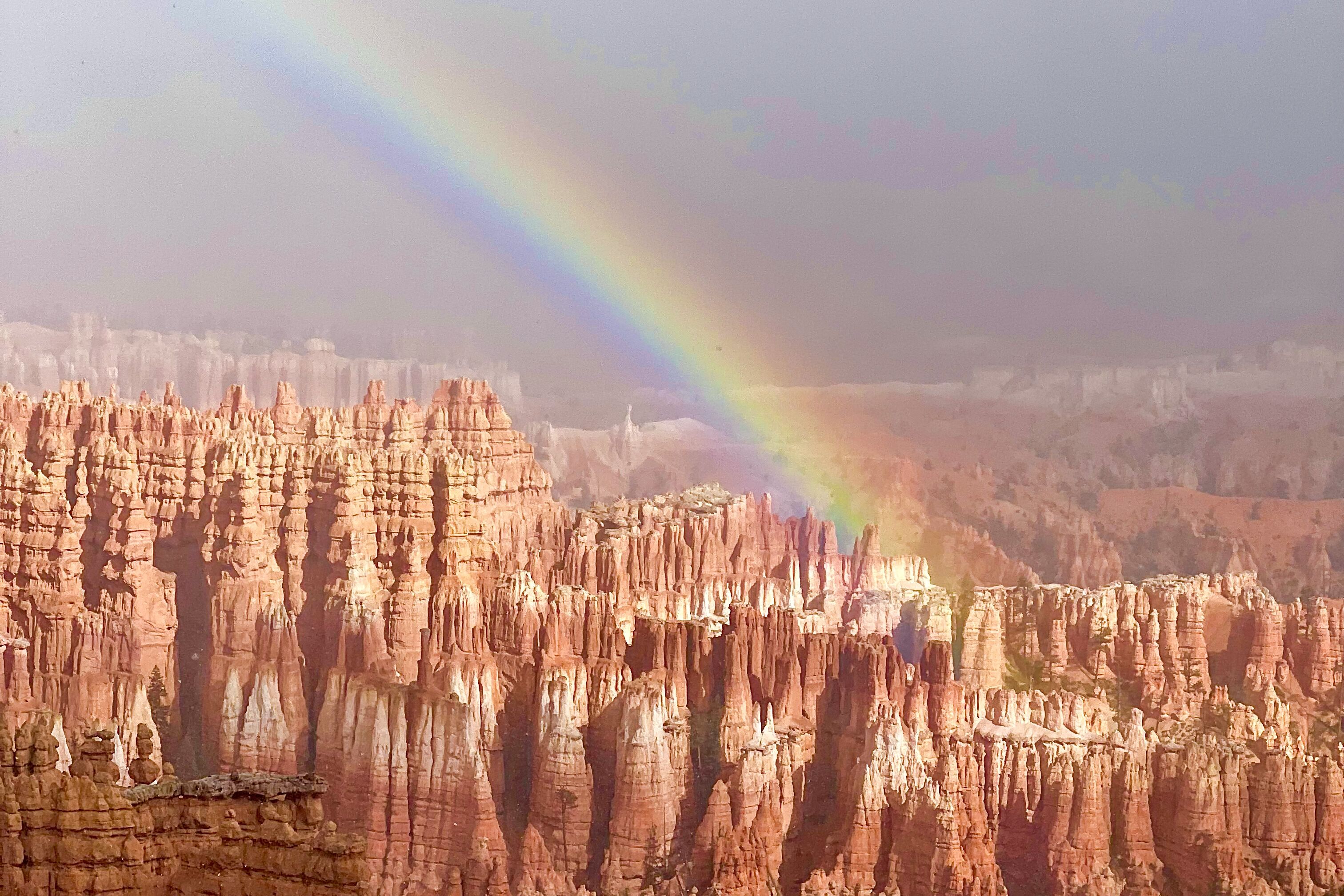 Regenbogen über dem Bryce Canyon