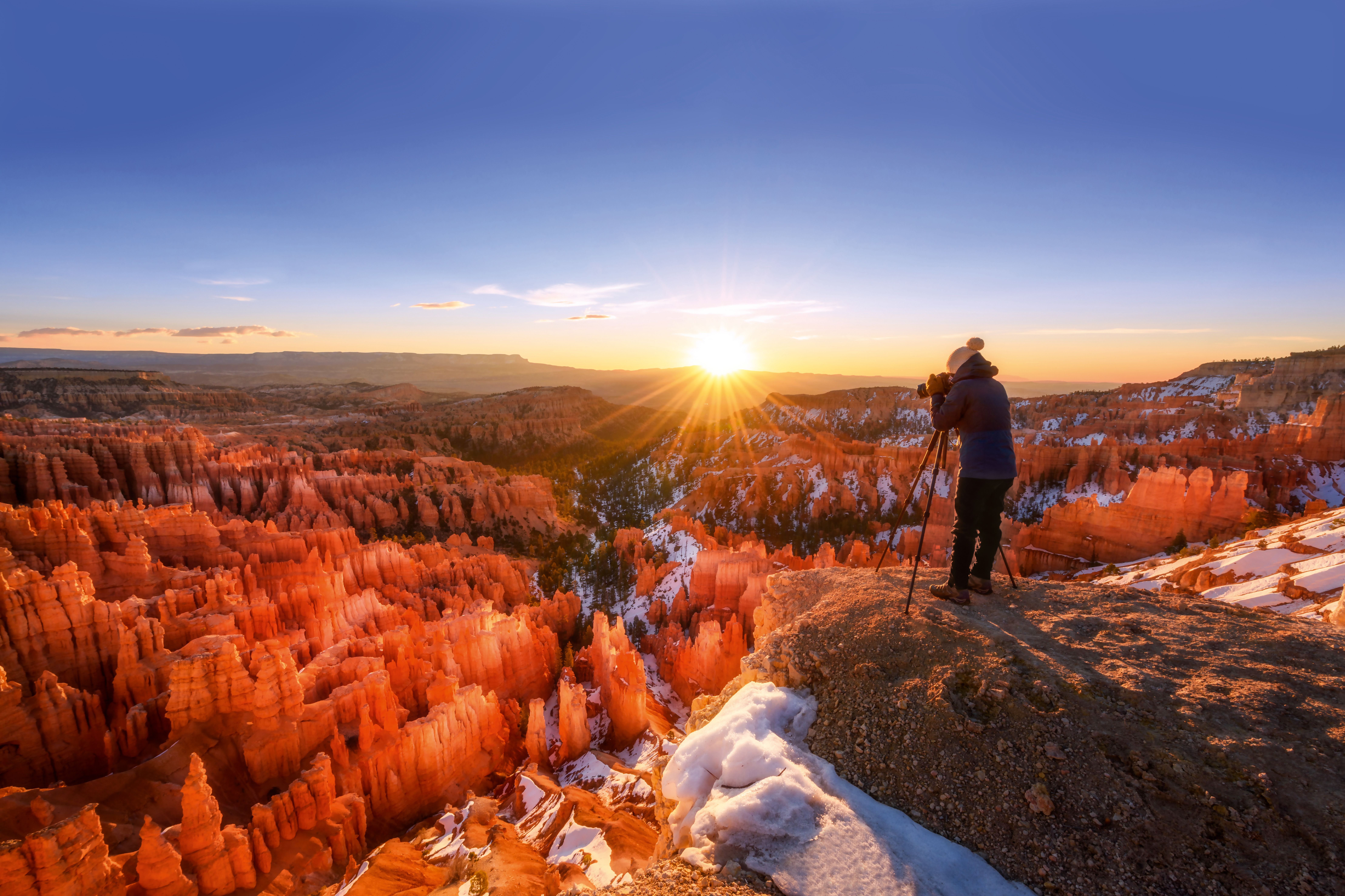 Der Bryce Canyon National Park im Winter