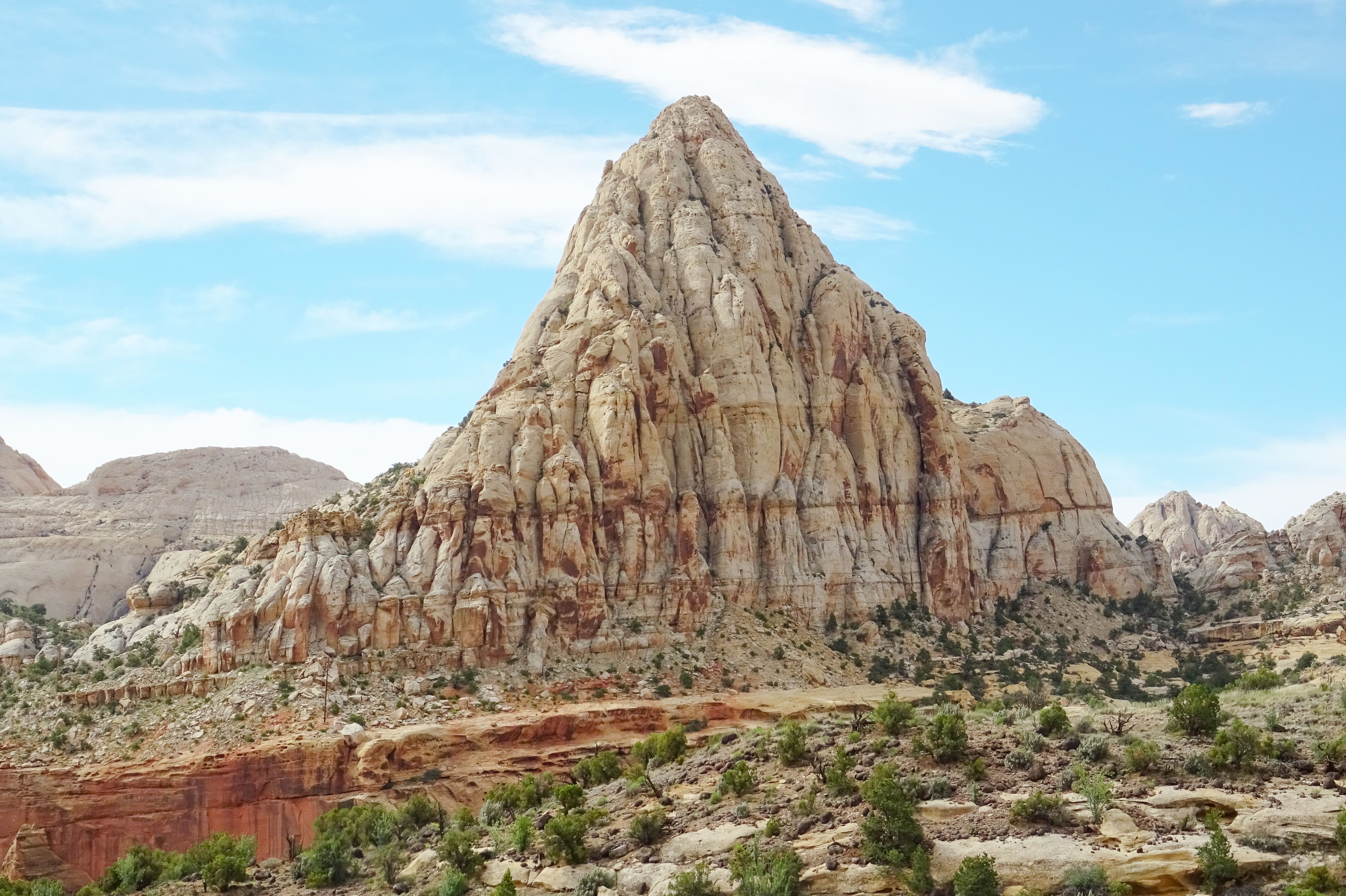 Der Capitol Dome im Capitol Reef Nationalpark, Utah