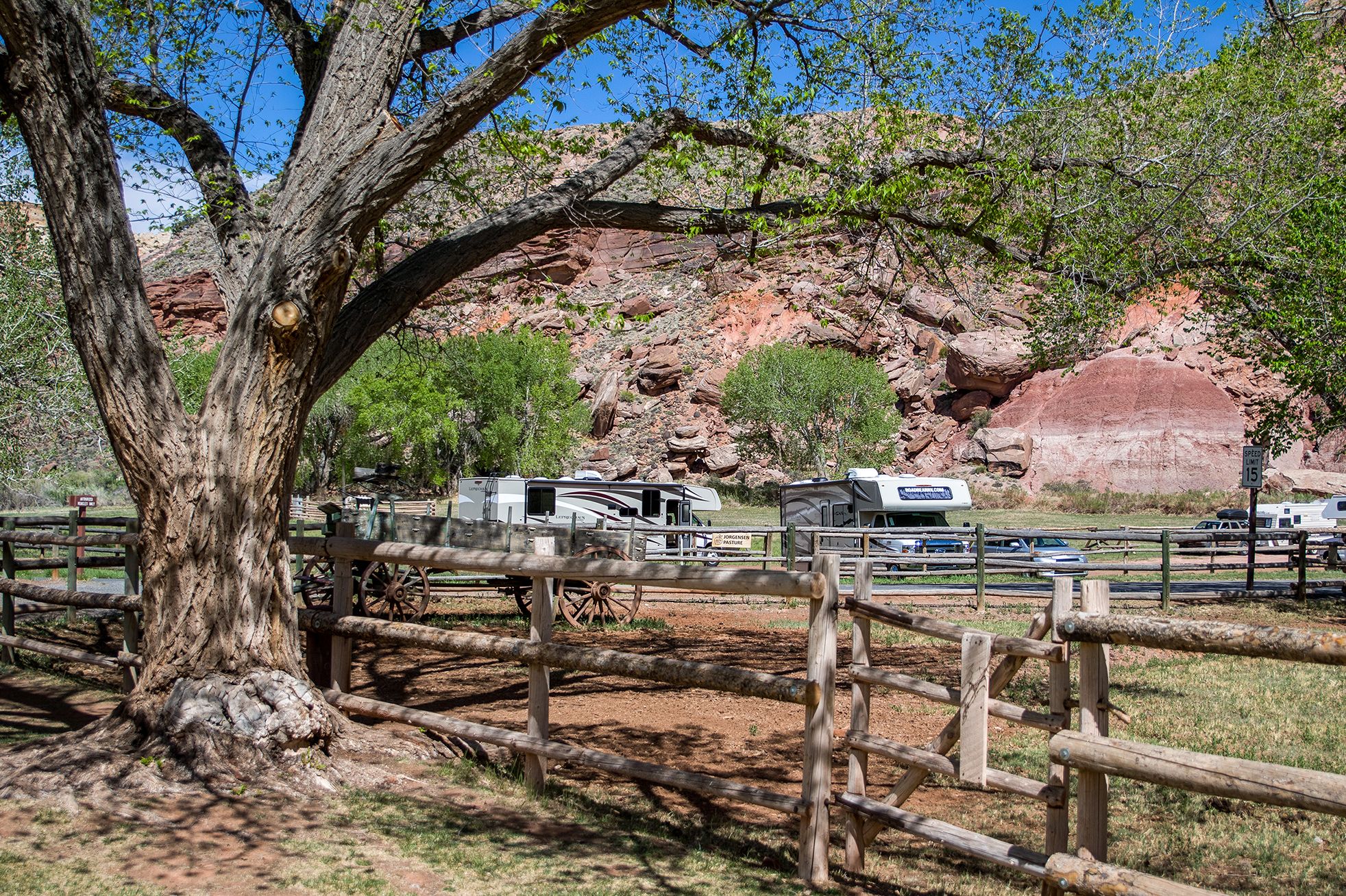 Farm der Gifford Homestead im Capitol Reef National Park