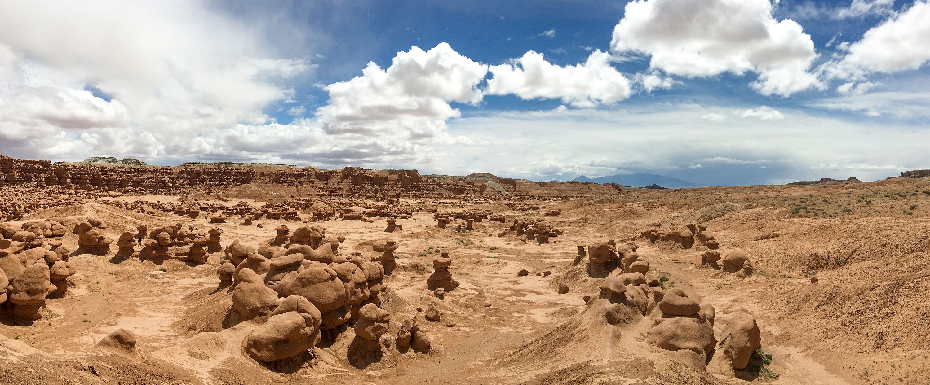 Erodierter Sandstein im Goblin Valley State Park Erodierter Sandstein im Goblin Valley State Park